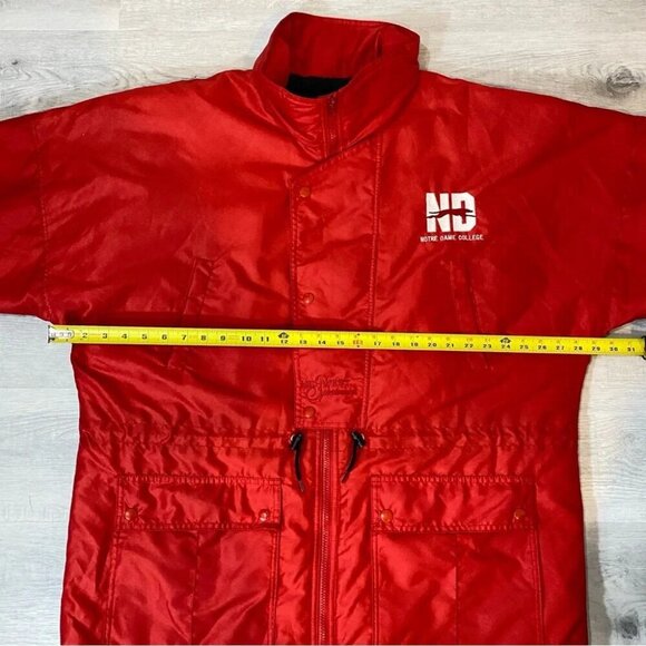 Notre Dame Puffy Winter Coat XXL for Extreme Weather Branded Notre Dame Hounds - Picture 9 of 16
